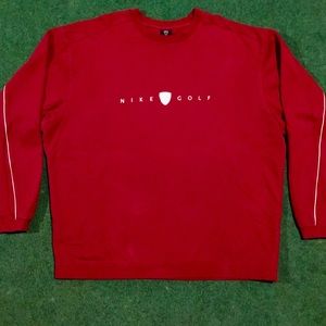 Vtg 90’s Nike Golf Spell Out Embroidered Crewneck